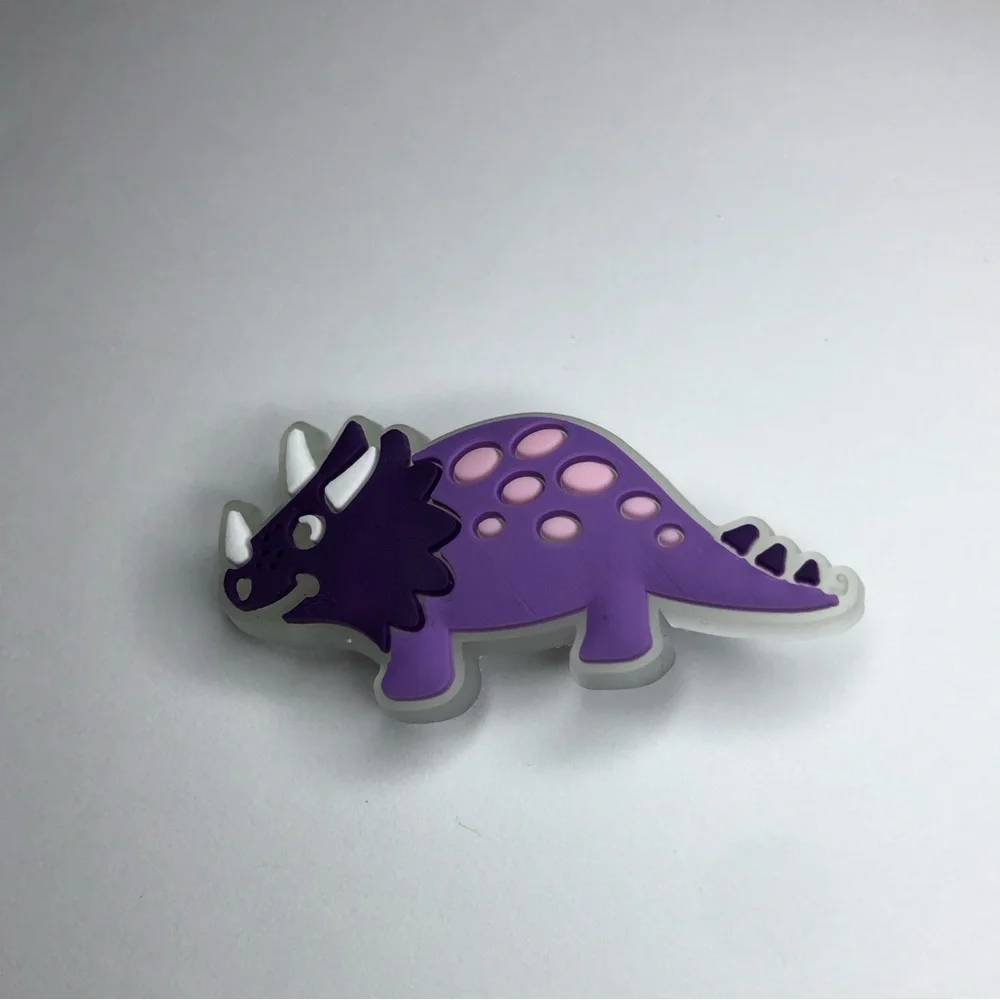 10/$13 Luminous Dinosaur Shoes Charm Jibbitz